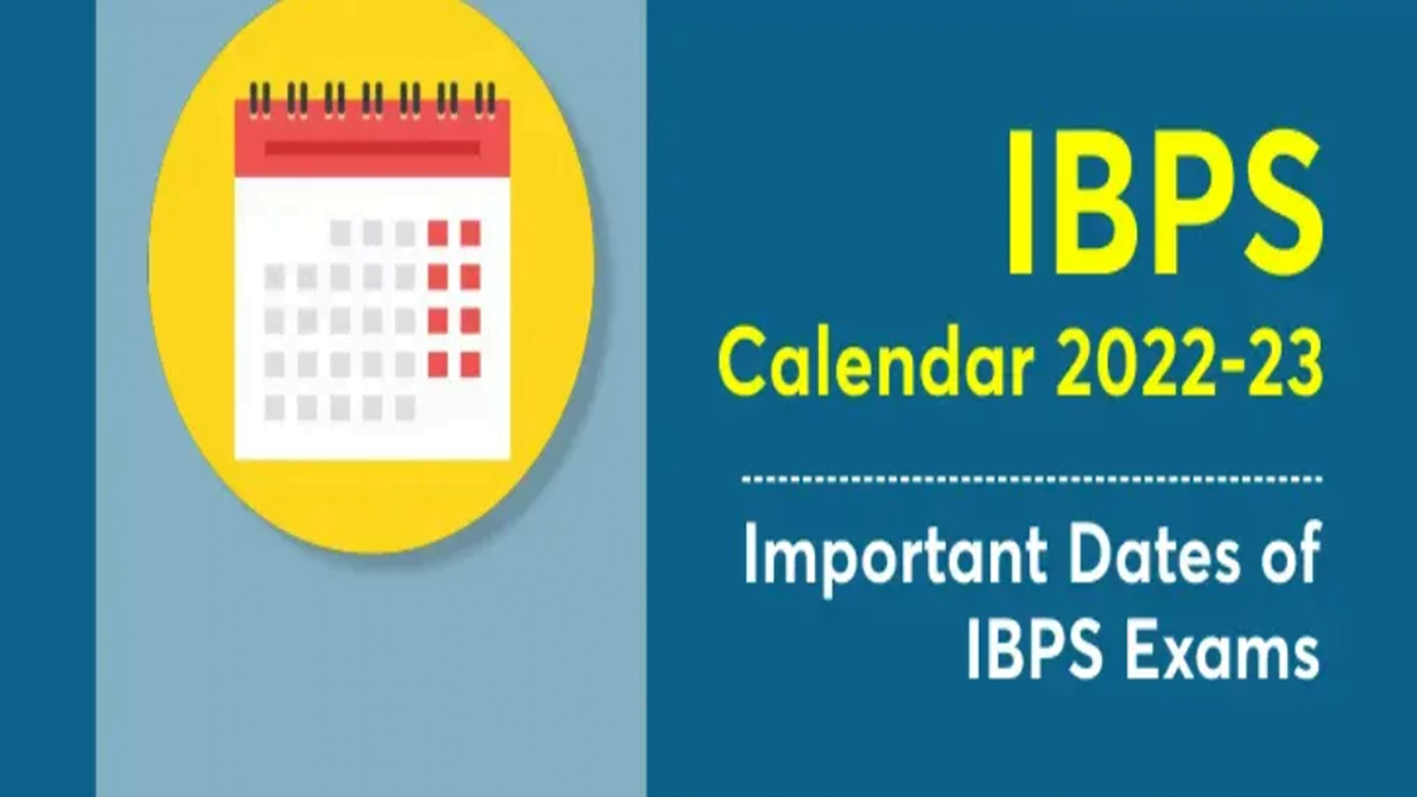 IBPS Calendar 2023 PDF